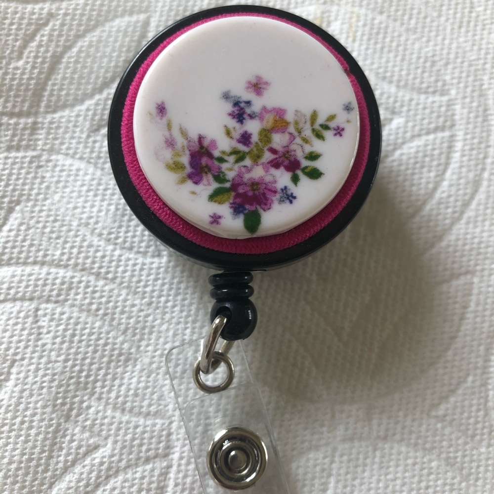 Maybe flower ID badge reel